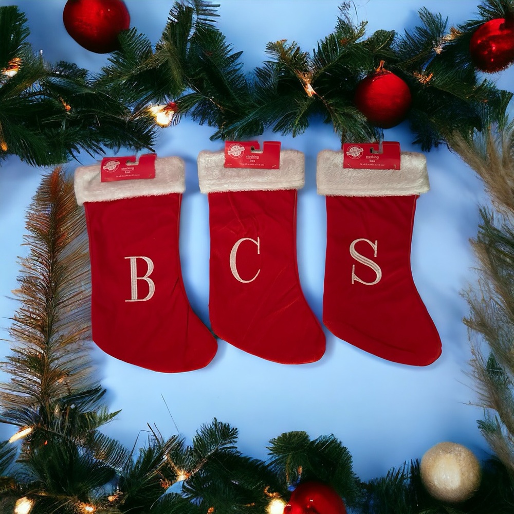 5 for $20🫟🛍️🔵 3 Christmas Stocking’s. New